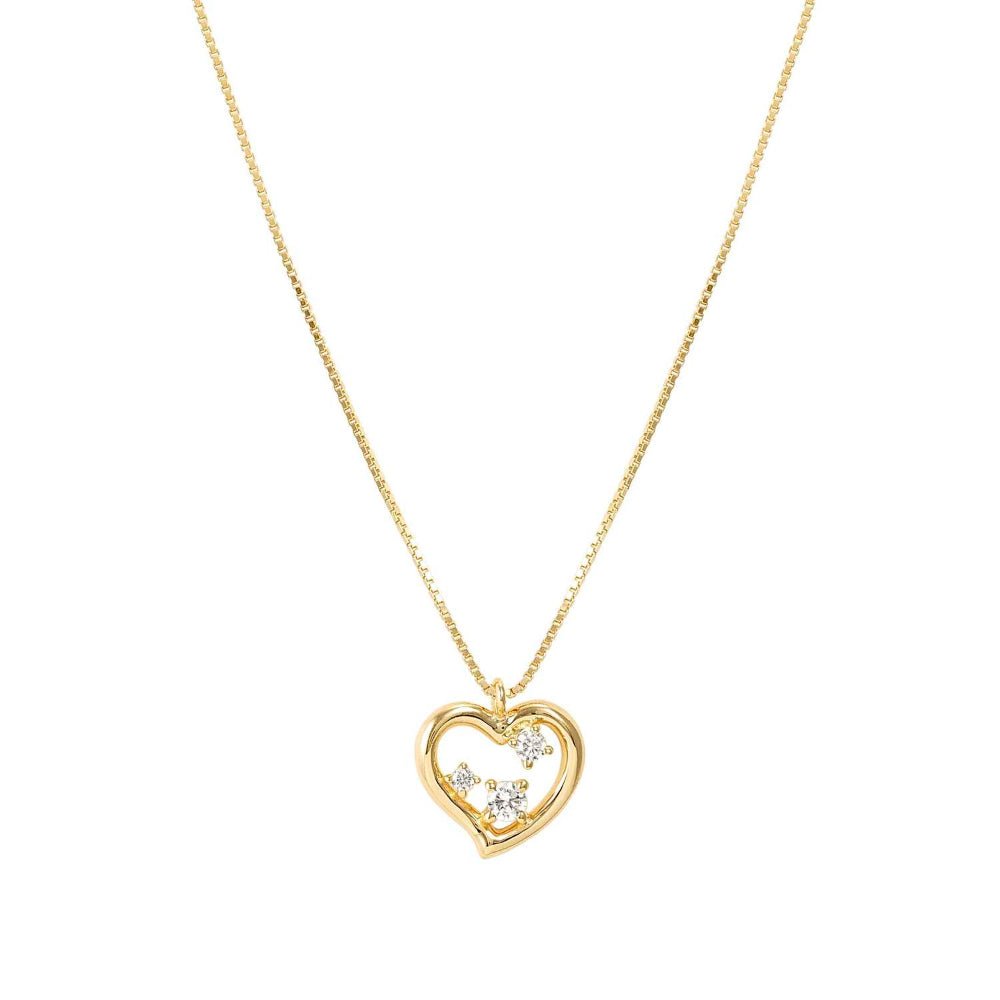 Nomination Silver and Gold Dreams Beats Cubic Zirconia Heart Necklace - MococoNomination242602/0068033497572882Necklaces