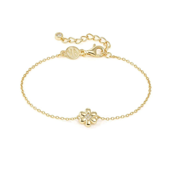 Nomination Silver and Gold Petit Sparkle Cubic Zirconia Flower Bracelet - MococoNomination242300/0128033497572387Bracelets