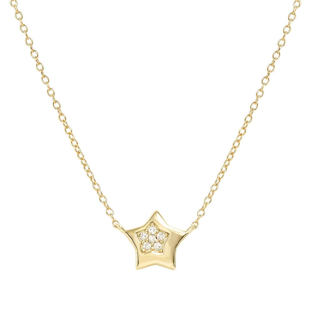 Nomination Silver and Gold Petit Sparkle Cubic Zirconia Star Necklace - MococoNomination242303/0098033497572585Necklaces