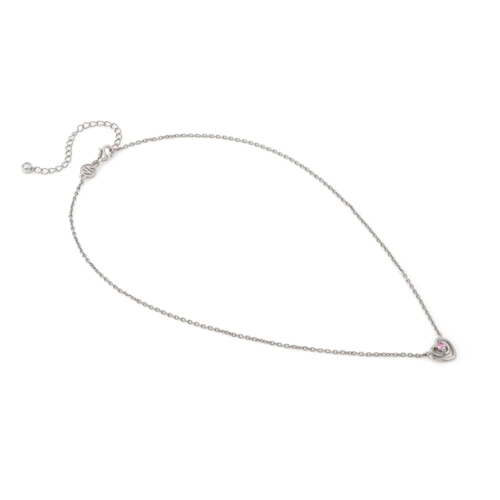 Nomination Silver and Pink Cosmiclove Heart Cubic Zirconia Necklace Image 5