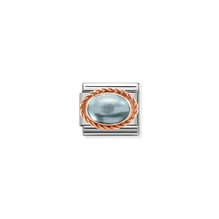 Nomination Silver and Rose Gold Composable Natural Topaz Stone Charm - MococoNomination430507/308033497496300Charms