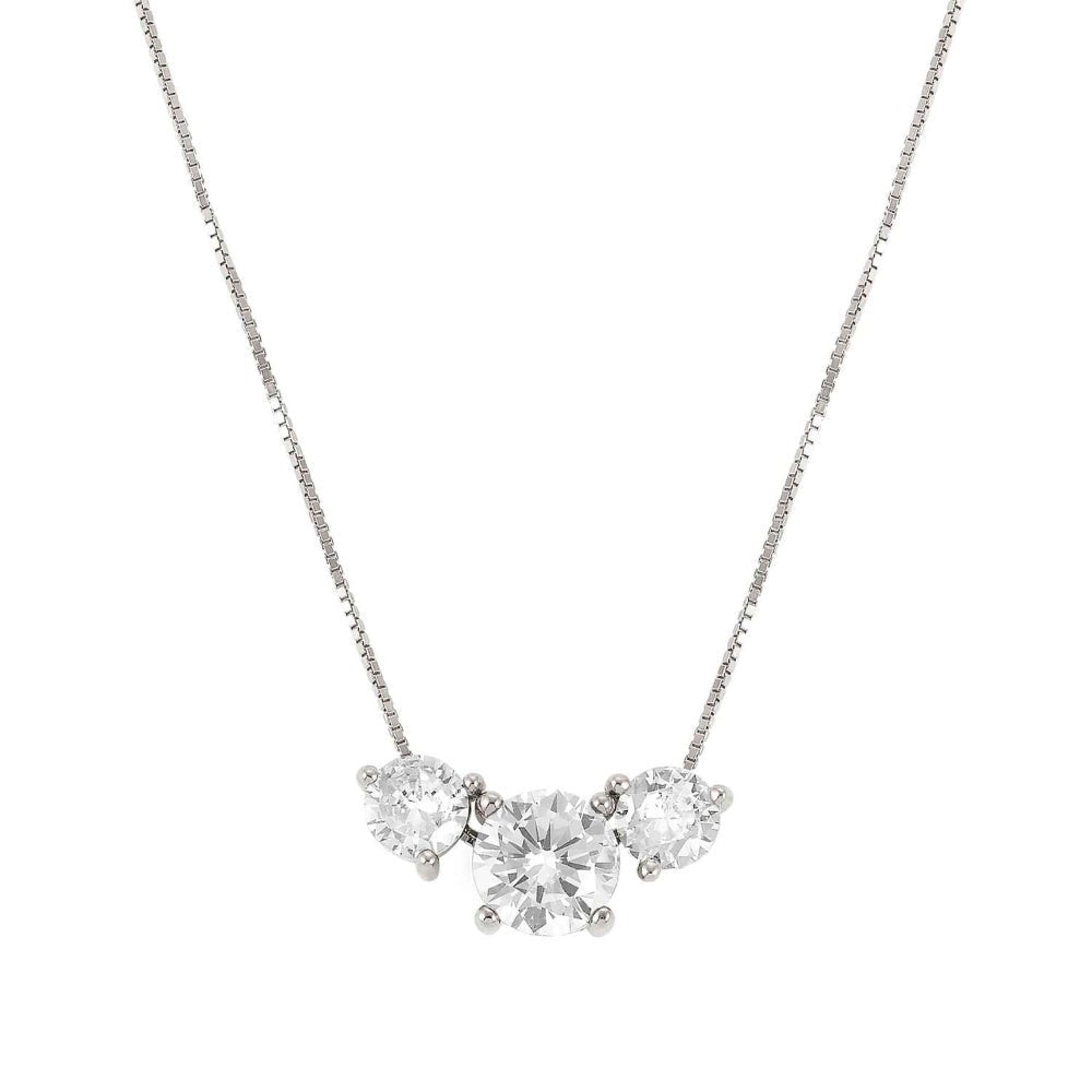 Nomination Silver and White Color Wave Cubic Zirconia Necklace - MococoNomination149821/0018033497539557Necklaces