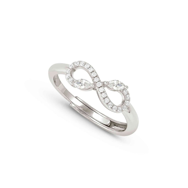 Nomination Silver and White Shine Me Up Cubic Zirconia Infinity Ring - MococoNomination241900/0108033497563101Rings