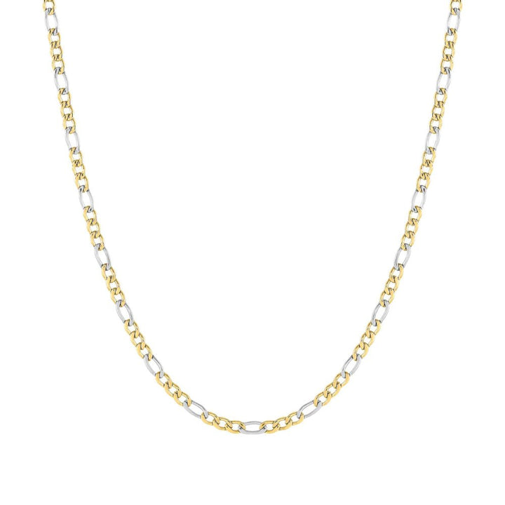 Nomination Silver and Yellow Gold B - Yond (Small Curb) Stainless Necklace - MococoNomination028939/0318033497529428Necklaces