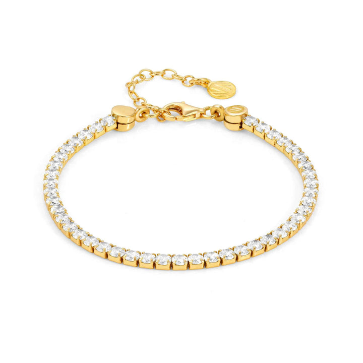 Nomination Silver and Yellow Gold Chic & Charm Ed. Celebration CZ (Rich) Bracelet Image 1