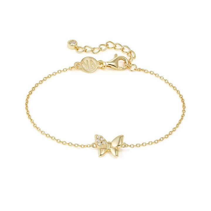 Nomination Silver and Yellow Gold Petit Sparkle Cubic Zirconia Butterfly Bracelet - MococoNomination242300/0428033497572400Bracelets
