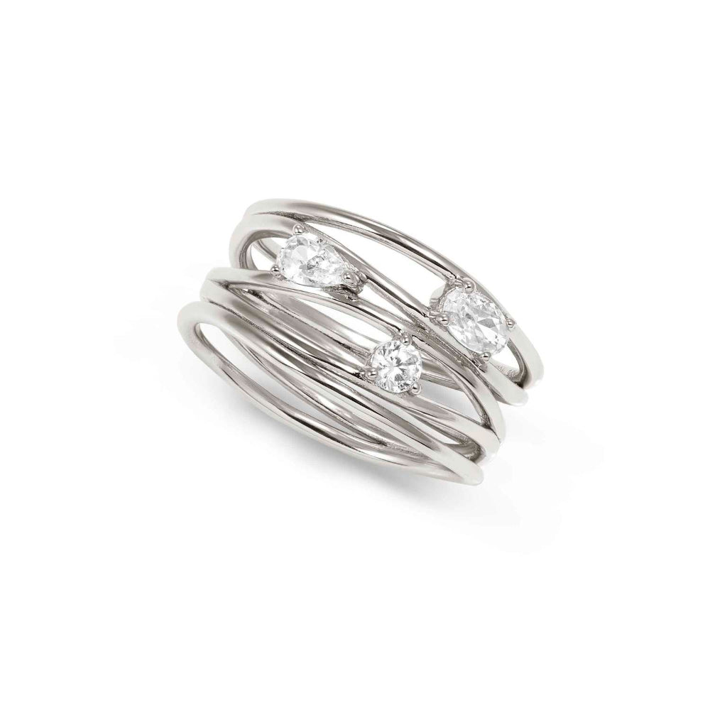 Nomination Silver Anello My Rebel Art In Argento Ricco Cubic Zirconia Ring Image