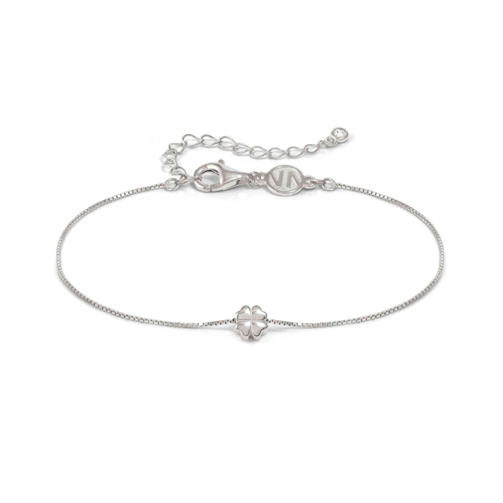 Nomination Silver Armonica Cubic Zirconia Four Leaf Clover Bracelet Image 1
