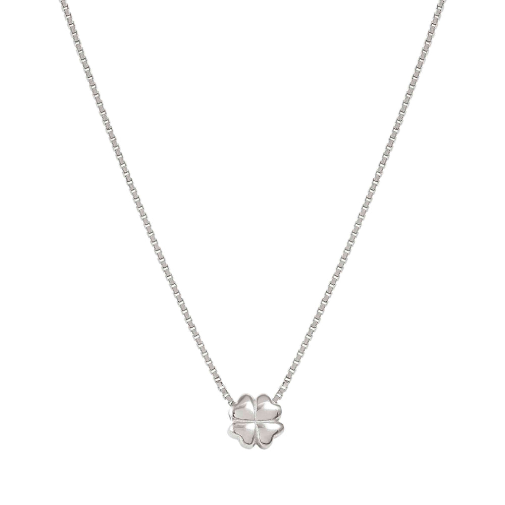 Nomination Silver Armonica Cubic Zirconia Four Leaf Clover Necklace Image 1