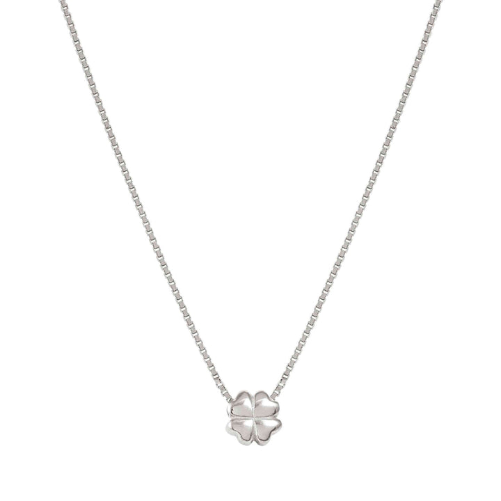Nomination Silver Armonica Cubic Zirconia Four Leaf Clover Necklace Image 1