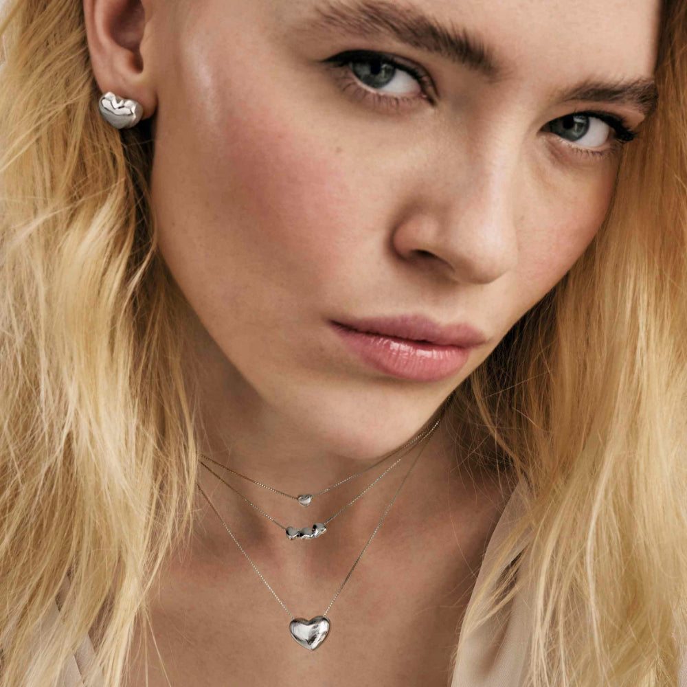 Nomination Silver Armonica Cubic Zirconia Four Leaf Clover Necklace Image 3
