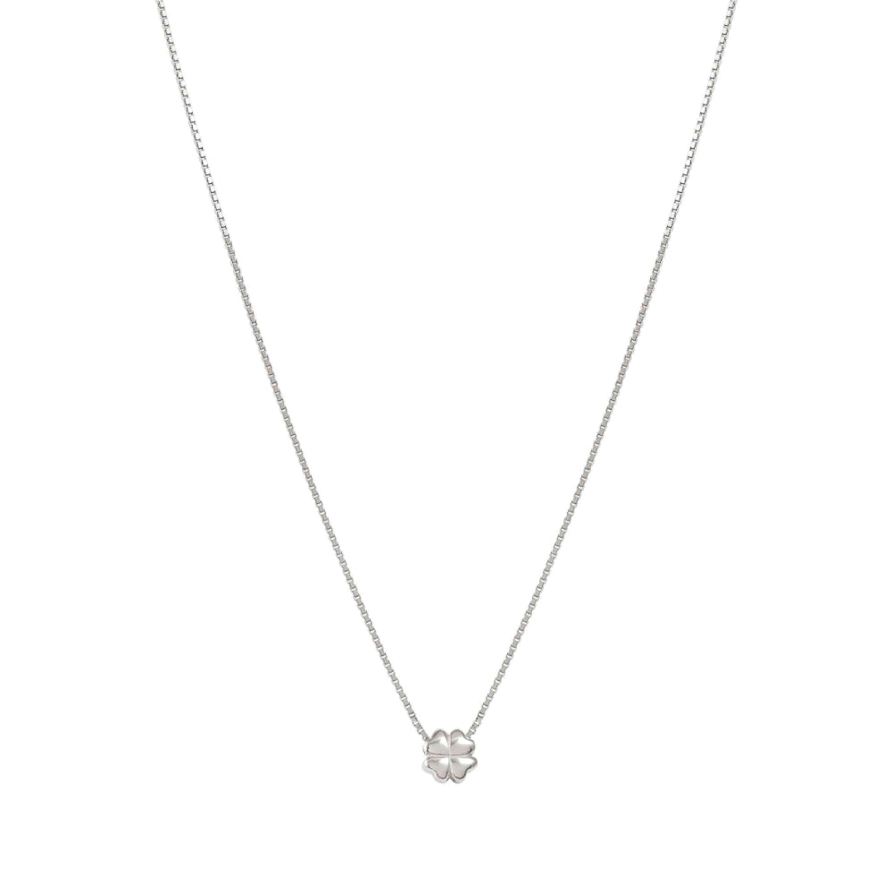 Nomination Silver Armonica Cubic Zirconia Four Leaf Clover Necklace Image 4