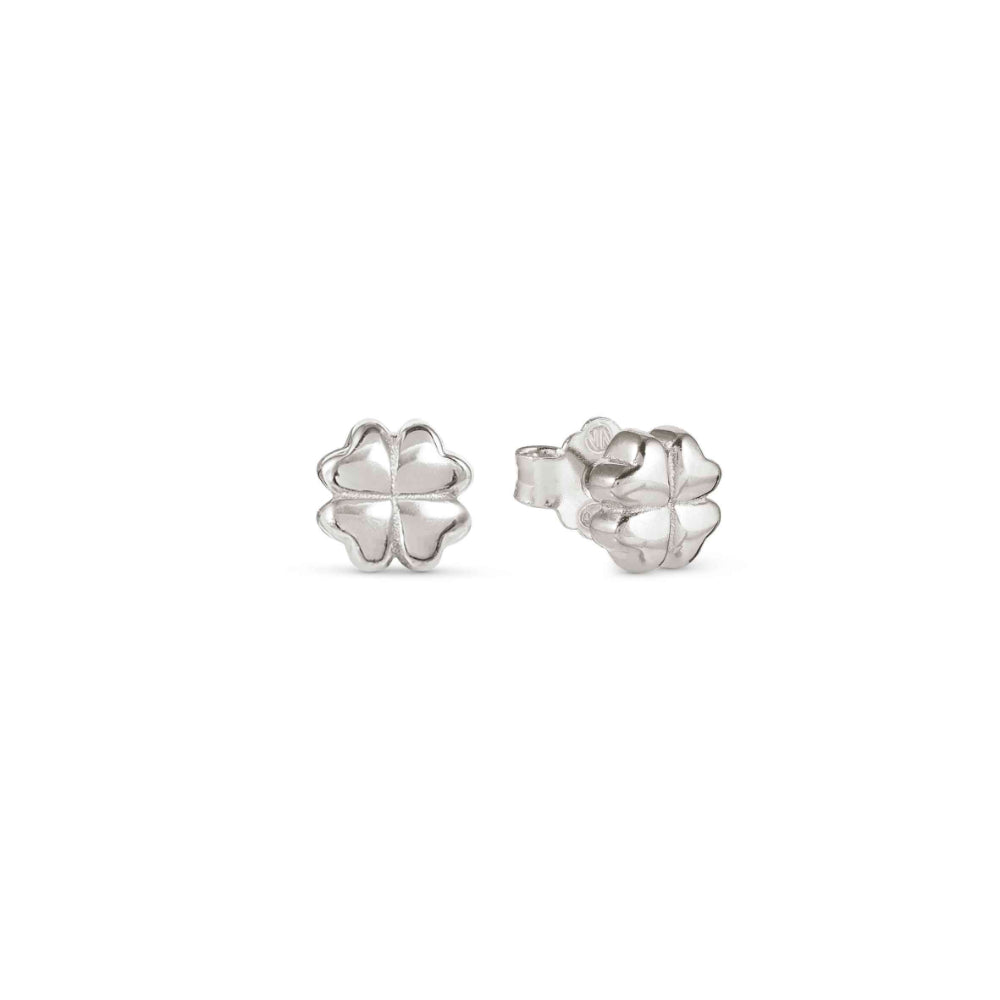 Nomination Silver Armonica Four Leaf Clover Earrings Image 1