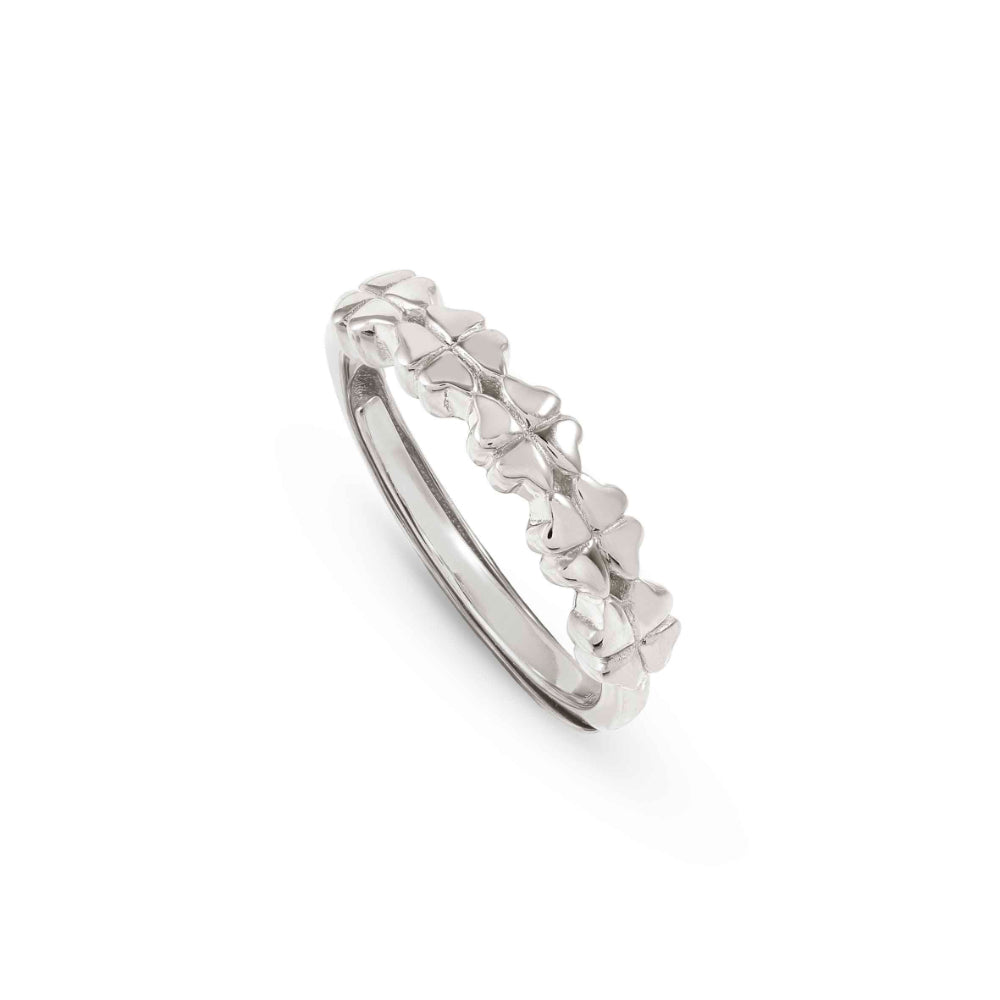 Nomination Silver Armonica Four Leaf Clover Silver Ring Image 1