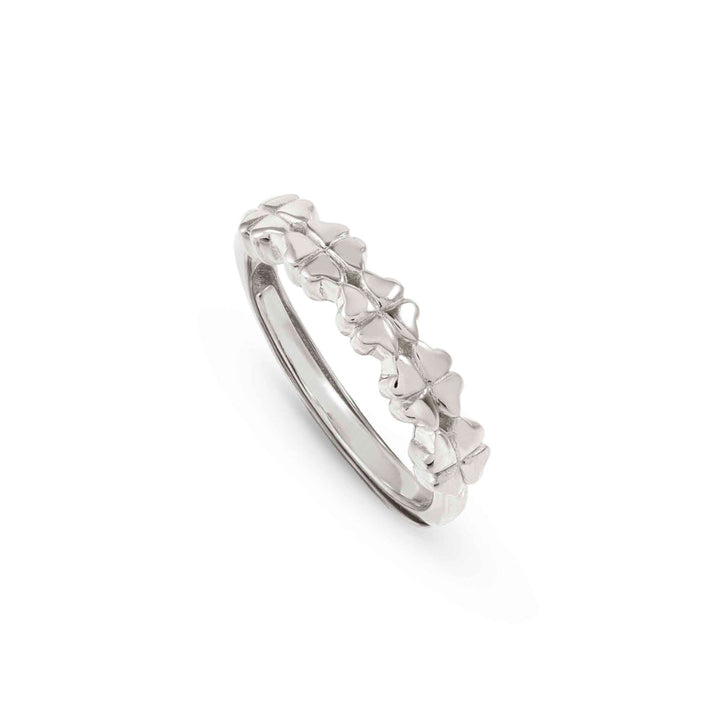 Nomination Silver Armonica Four Leaf Clover Silver Ring Image 1