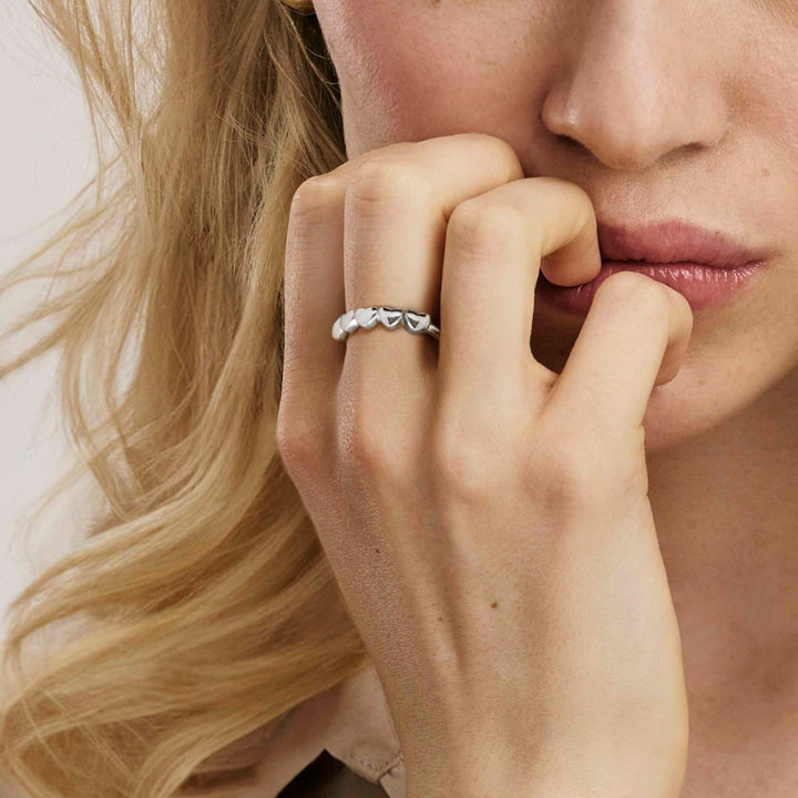 Nomination Silver Armonica Heart Ring Image 2