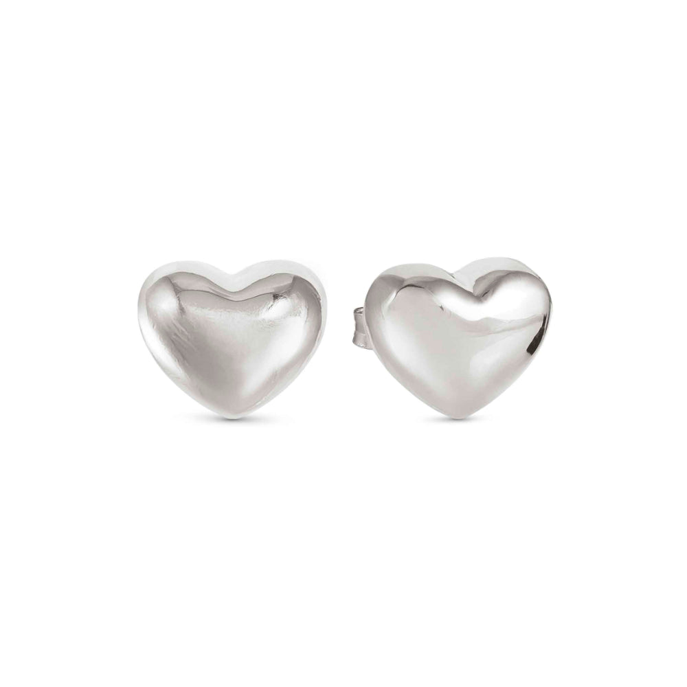 Nomination Silver Armonica (Large) Heart Earrings Image 1