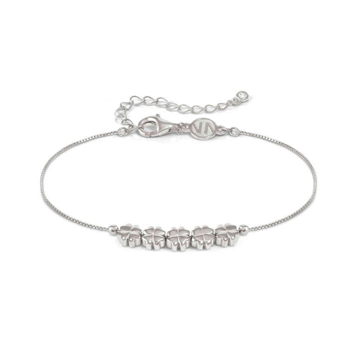 Nomination Silver Armonica Rich and Cubic Zirconia Four Leaf Clover Bracelet - MococoNomination241303/0018033497555366Bracelets