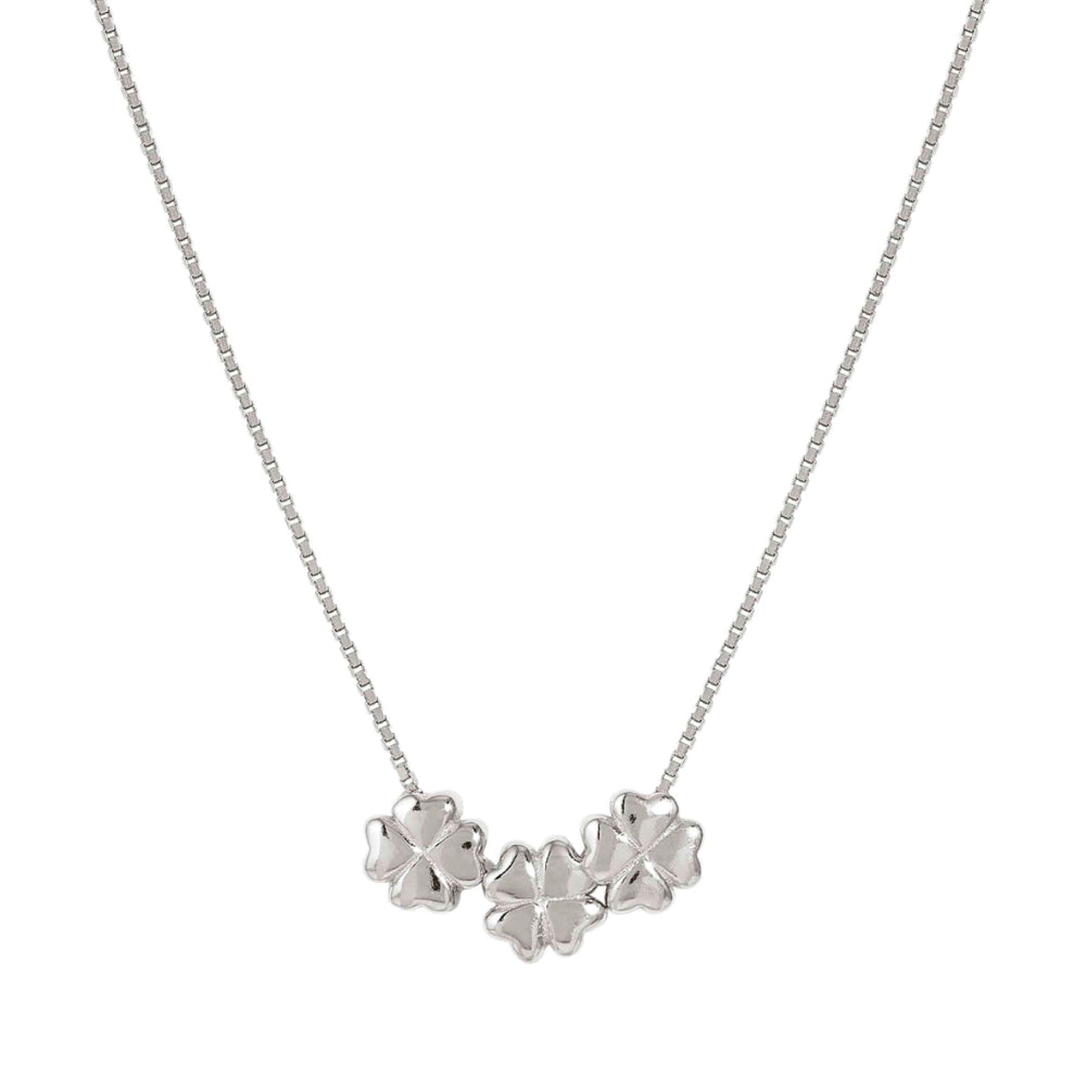 Nomination Silver Armonica Rich and Cubic Zirconia Four Leaf Clover Necklace Image 1