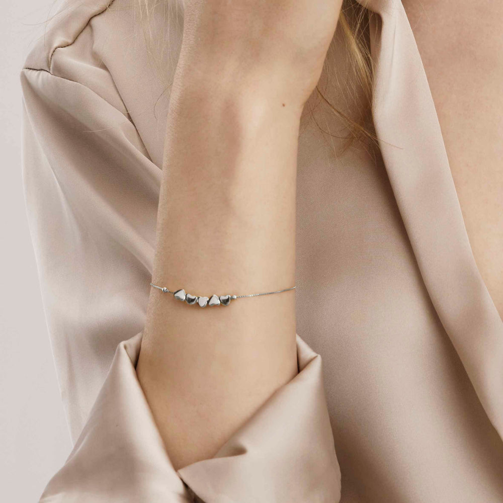 Nomination Silver Armonica Rich and Cubic Zirconia Heart Bracelet Image 2