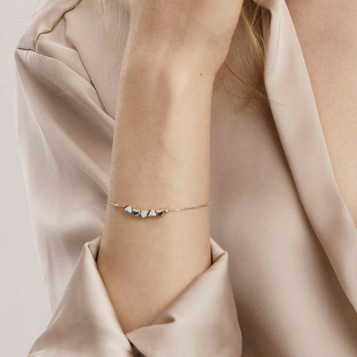 Nomination Silver Armonica Rich and Cubic Zirconia Heart Bracelet Image 2