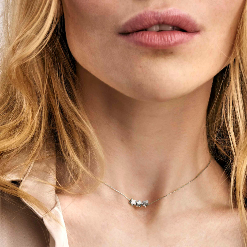 Nomination Silver Armonica Rich and Cubic Zirconia Star Necklace Image 2