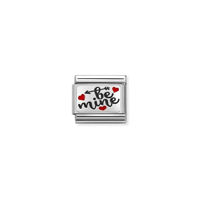 Nomination Silver Be Mine Red Enamel Hearts Charm - MococoNomination330208/528033497504906Charms and Links