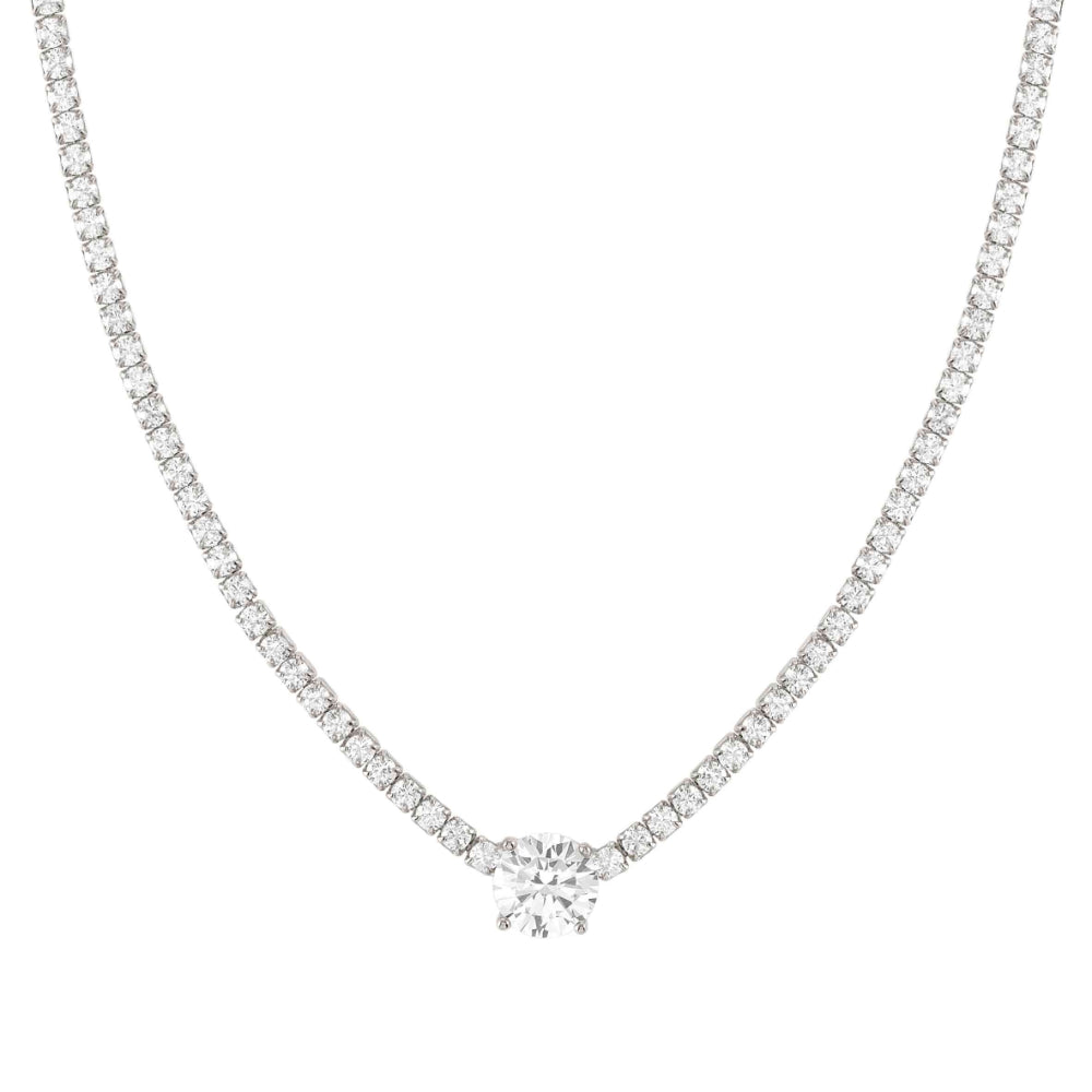 Nomination Silver Chic & Charm Joyful Ed. Central CZ Necklace Image 1