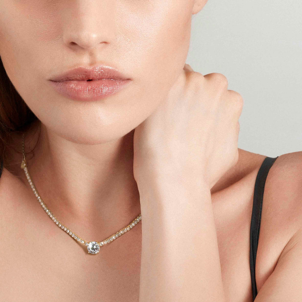 Nomination Silver Chic & Charm Joyful Ed. Central CZ Necklace Image 2