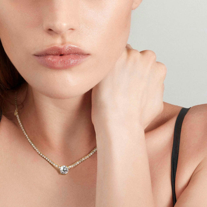 Nomination Silver Chic & Charm Joyful Ed. Central CZ Necklace Image 2