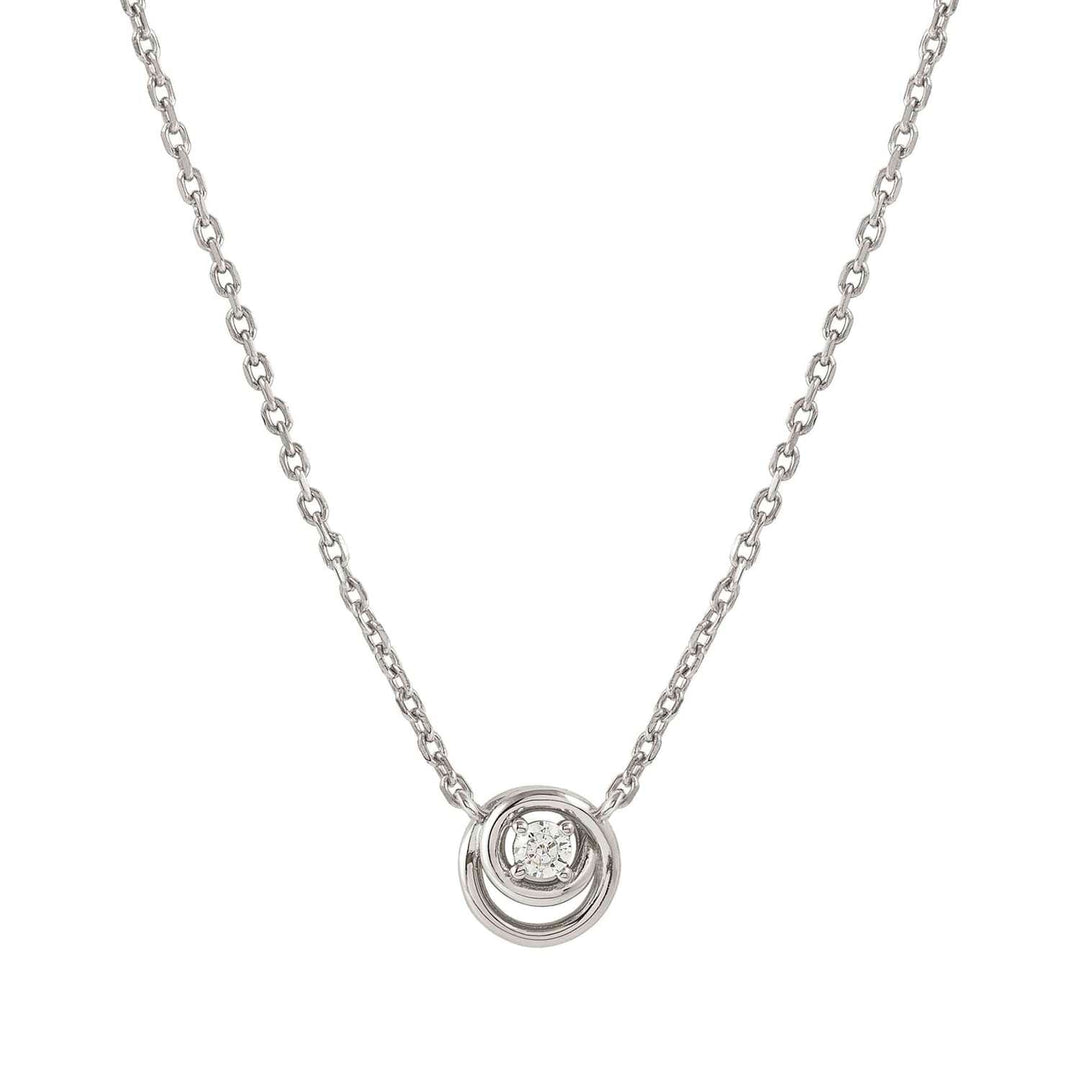 Nomination Silver Circle Cubic Zirconia Necklace - MococoNomination241706/0538033497556851Necklaces