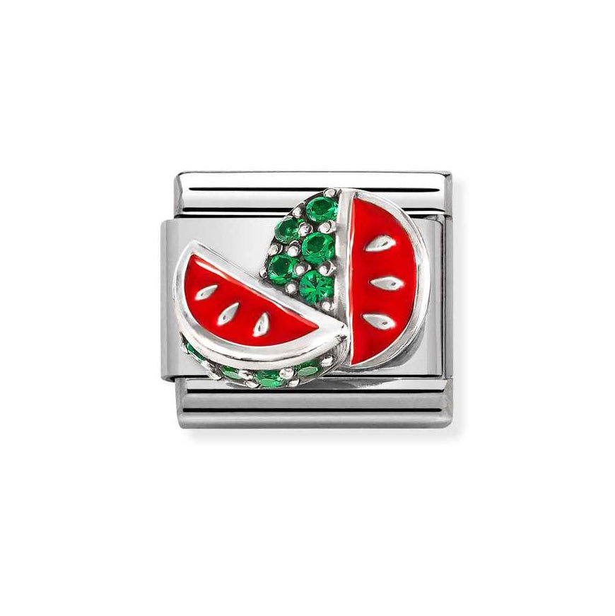 Nomination Silver Classic Cz Watermelon Charm - MococoNomination330306/098033497528278Charms and Links