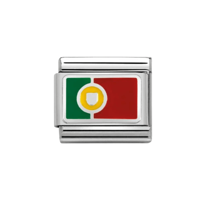 Nomination Silver Classic Enamel Portugal Charm - MococoNomination330207/238033497412430Charms