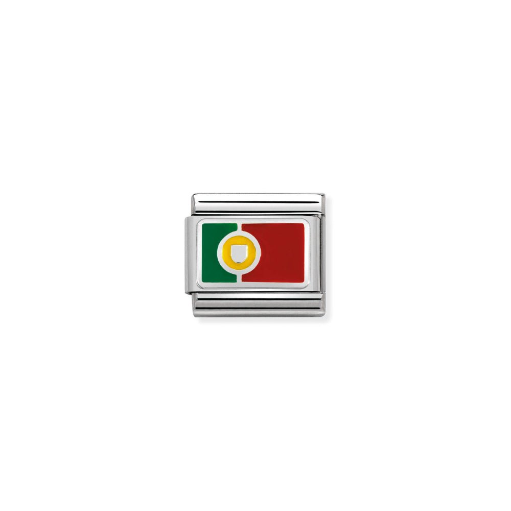 Nomination Silver Classic Enamel Portugal Charm - MococoNomination330207/238033497412430Charms