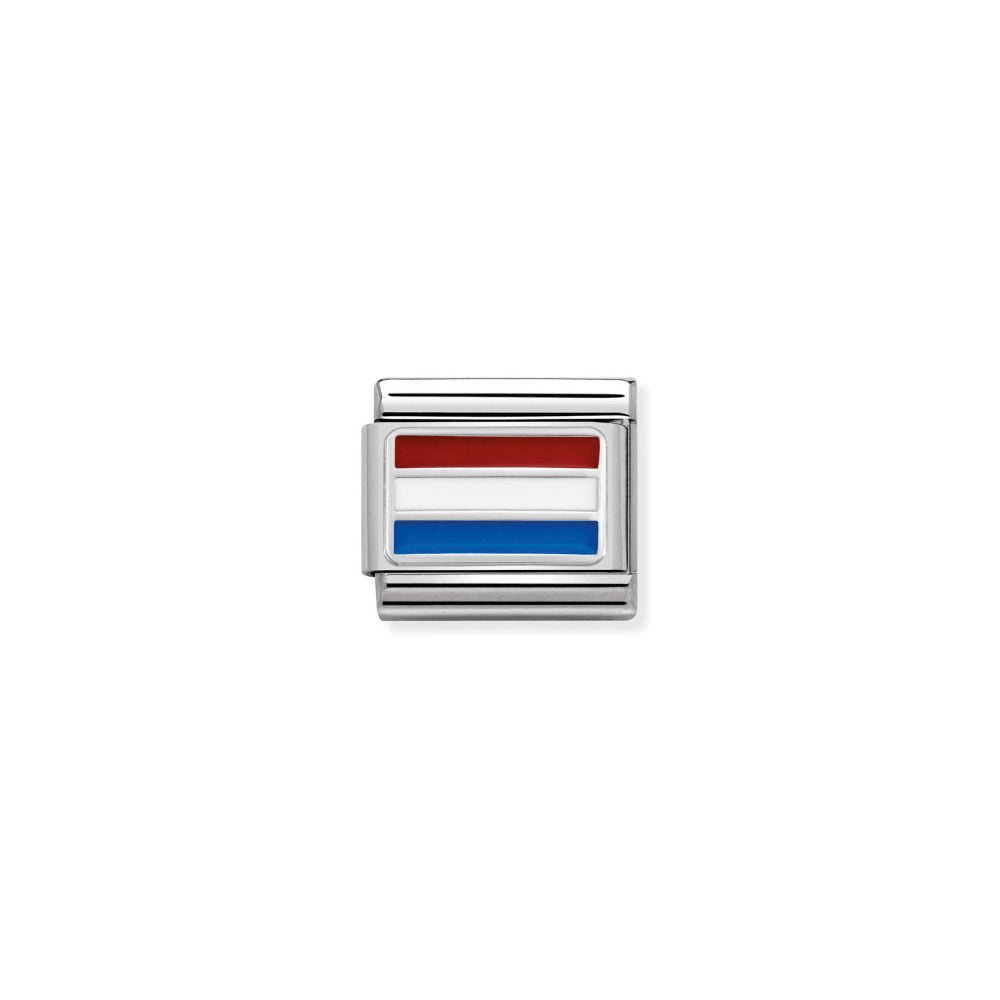 Nomination Silver Classic Flags St., Enamel Holland Charm - MococoNomination330207/198033497412393Charms