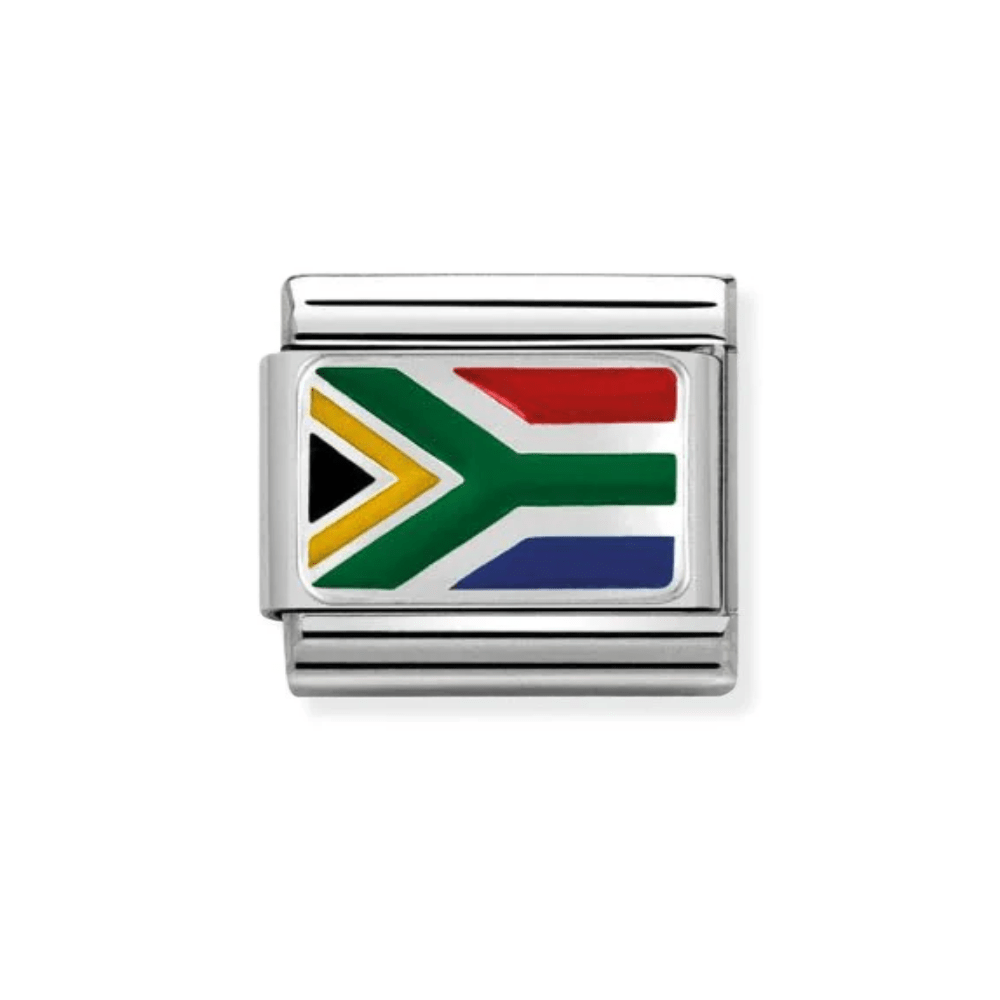 Nomination Silver Classic Flags St., Enamel South Africa Charm - MococoNomination330207/058033497406422Charms