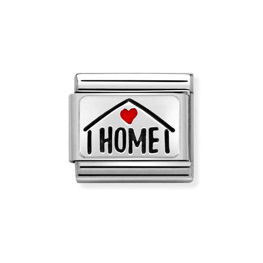 Nomination Silver Classic Home With Heart Charm - MococoNomination330208/548033497504920Charms and Links