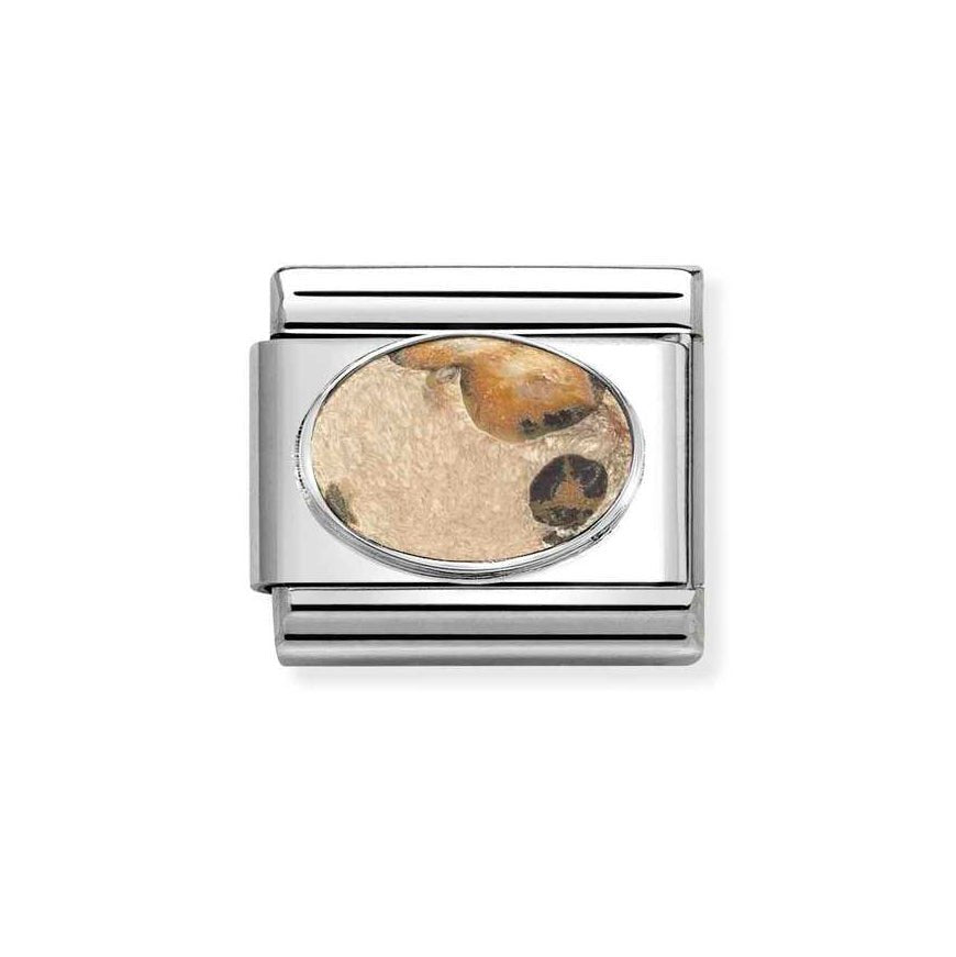 Nomination Silver Classic Leopard Skin Jasper Charm - MococoNomination330510/468033497537836Charms and Links