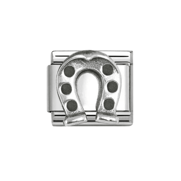 Nomination Silver Classic Oxidised Horseshoe Charm - MococoNomination330101/958033497568694Charms
