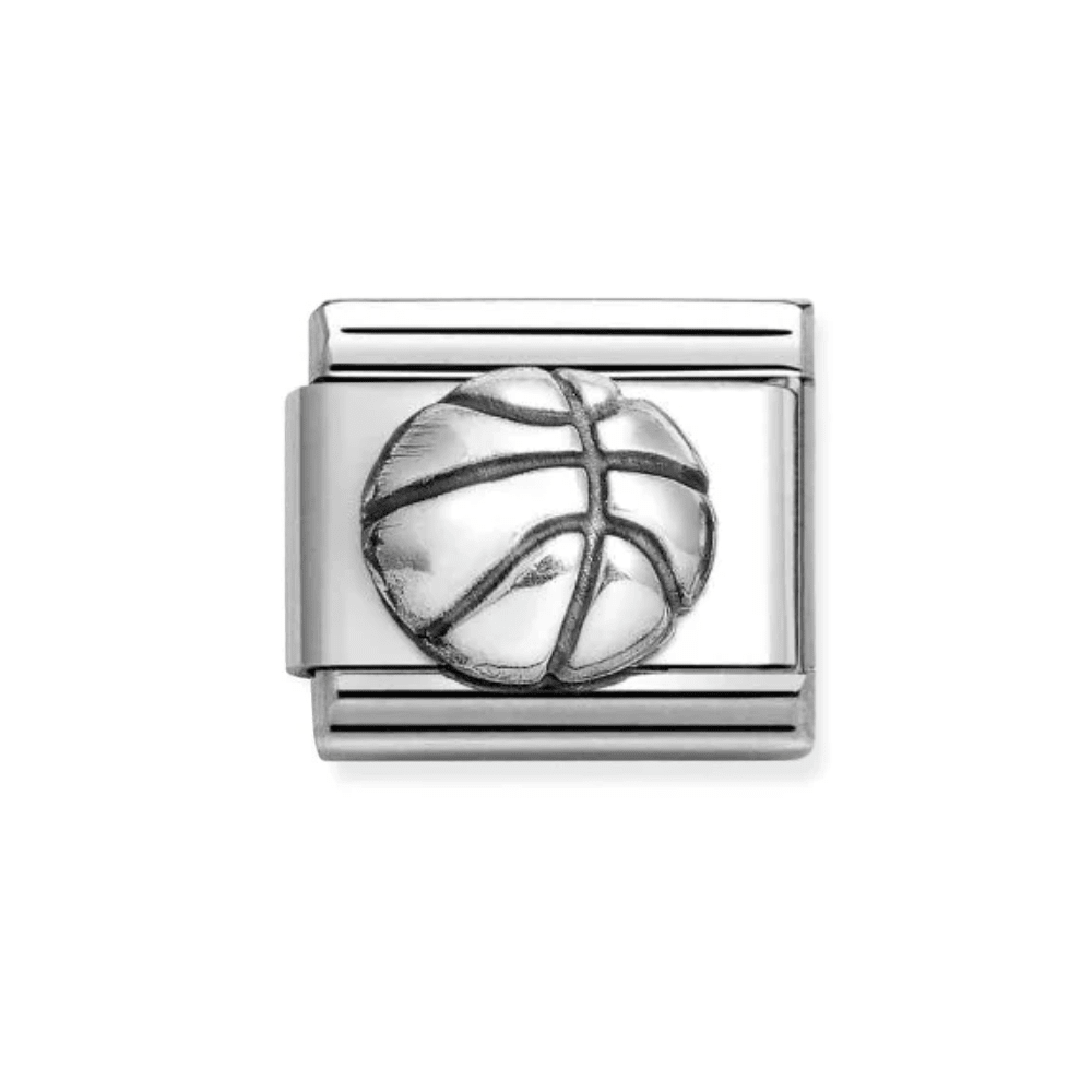 Nomination Silver Classic Oxidized Symbols St. and Basketball Ball Charm - MococoNomination330101/708033497537645Charms