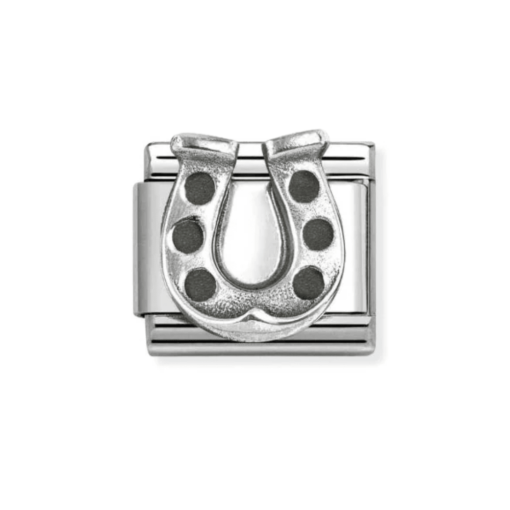 Nomination Silver Classic Oxidized Symbols St. and Horseshoe 1 Charm - MococoNomination330101/948033497568687Charms