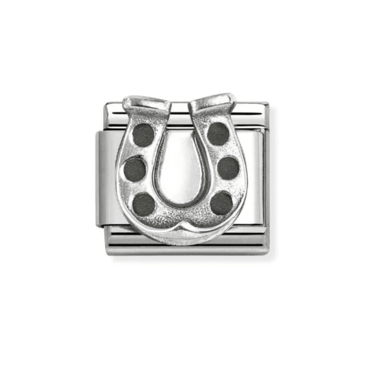 Nomination Silver Classic Oxidized Symbols St. and Horseshoe 1 Charm - MococoNomination330101/948033497568687Charms