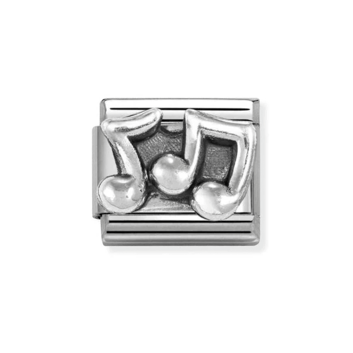 Nomination Silver Classic Oxidized Symbols St. and Musical Notes Charm - MococoNomination330101/868033497565778Charms