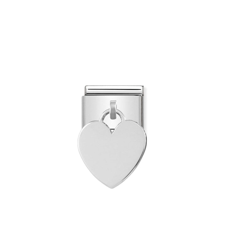 Nomination Silver Classic Pendant Heart Dangle Charm - MococoNomination331801/028033497411389Charms