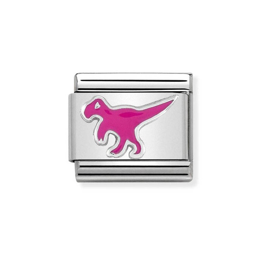 Nomination Silver Classic Pink Tyrex Dinosaur Charm - MococoNomination330204/218033497462299Charms and Links