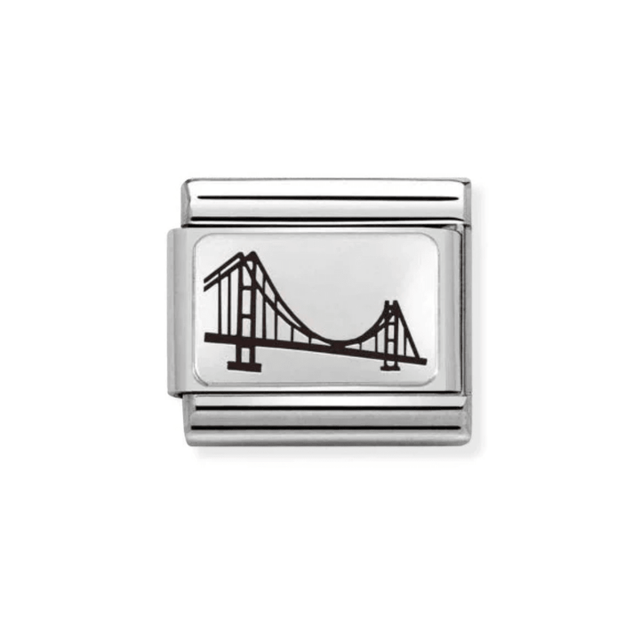 Nomination Silver Classic Plates and Humber Bridge Charm - MococoNomination330111/068033497502568Charms