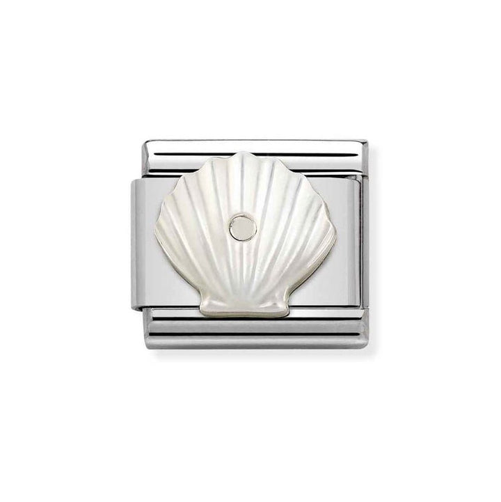 Nomination Silver Classic White Mother Of Pearl Shell Charm - MococoNomination330509/118033497528285Charms and Links