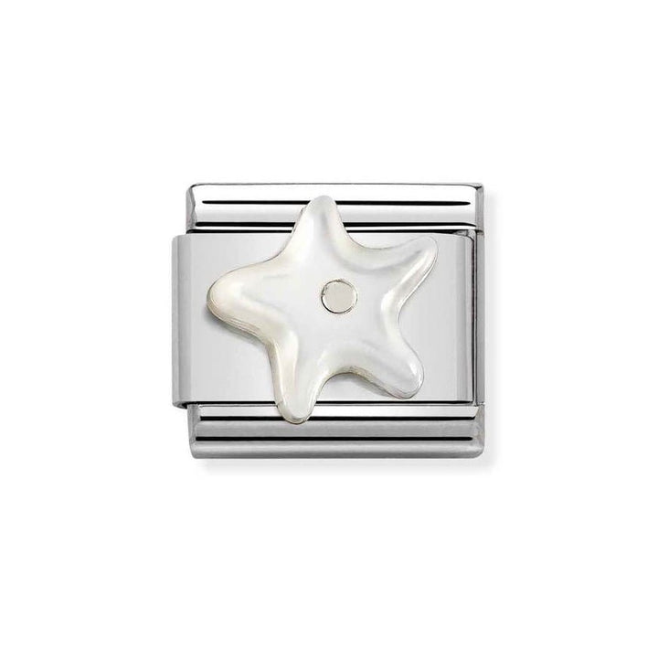 Nomination Silver Classic White Mother Of Pearl Starfish Charm - MococoNomination330509/128033497528292Charms and Links
