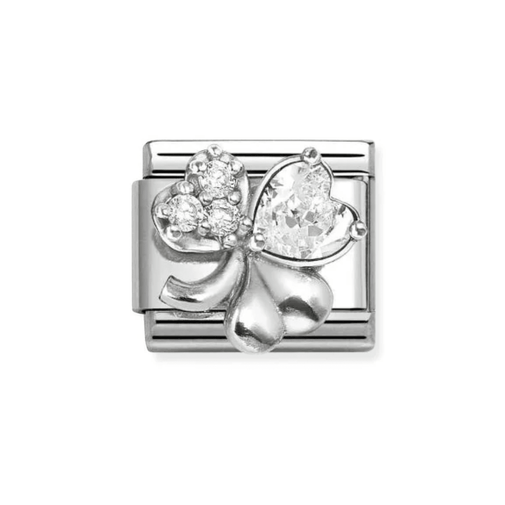 Nomination Silver Clover With CZ Hearts Charm - MococoNomination330322/128033497568793Charms