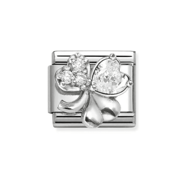 Nomination Silver Clover With CZ Hearts Charm - MococoNomination330322/128033497568793Charms